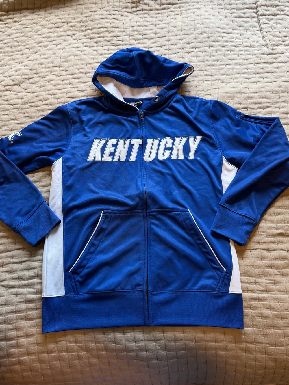 Vintage Kentucky Wildcats Full Zip Hoodie with Pockets Size M Colosseum Tag